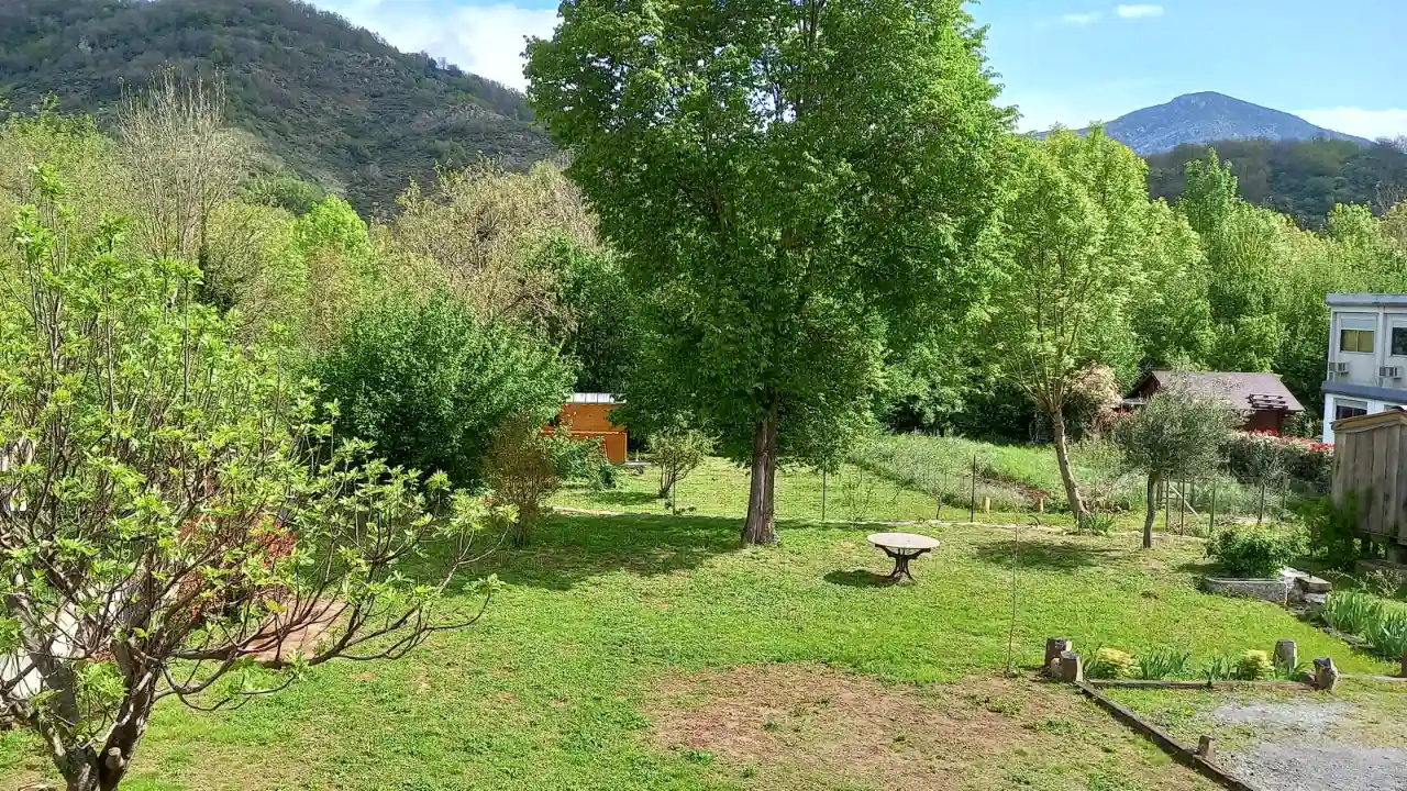 jardin 500m2 gite ardeche